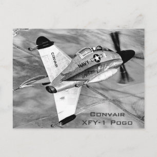 Convair XFY-1 Pogo VTOL Aircraft Postkarte