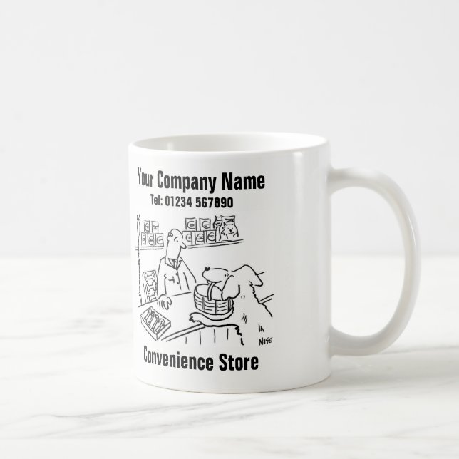 Convenience Store-Cartoon Kaffeetasse (Rechts)