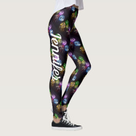 Convention Gaming Dice Komfortable Individuelle Na Leggings