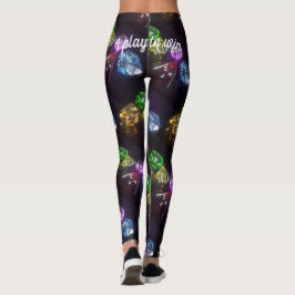 Convention Gaming Dice Komfortable "Play to win" Leggings