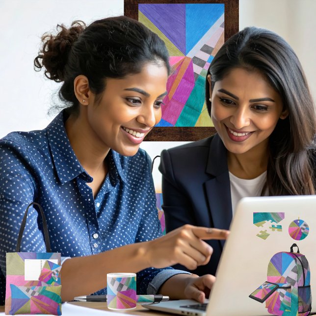 "Converge" Kugelschreiber (Get the full “Converge” collection at: https://bit.ly/SmartArtIIZazzle. )