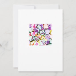 Conversation Hearts Foto Kunst Valentinstag Spaß Feiertagskarte