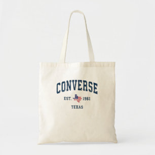 Converse Texas Tx Vintage State Usa Flagge Athleti Tragetasche