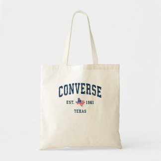 Converse Texas Tx Vintager Staat USA Flagge Athlet Tragetasche