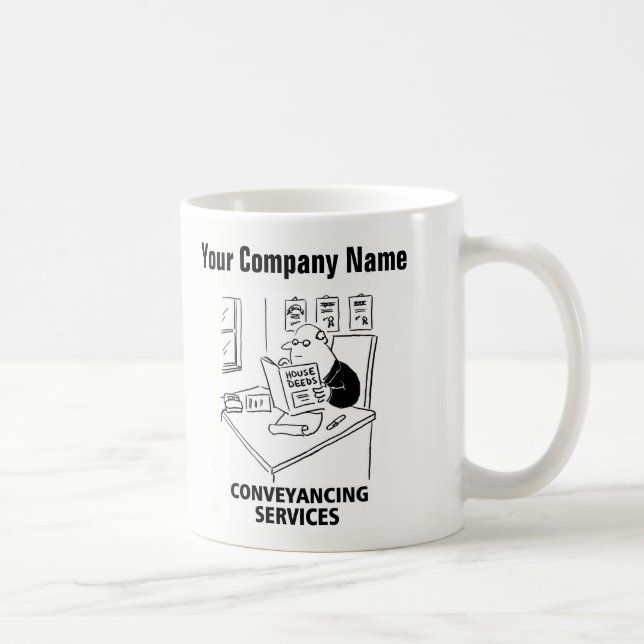 Conveyancing Services Cartoon Tasse (Rechts)