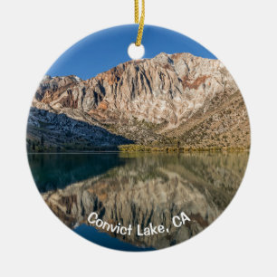 Convict Lake, CA Keramik Ornament