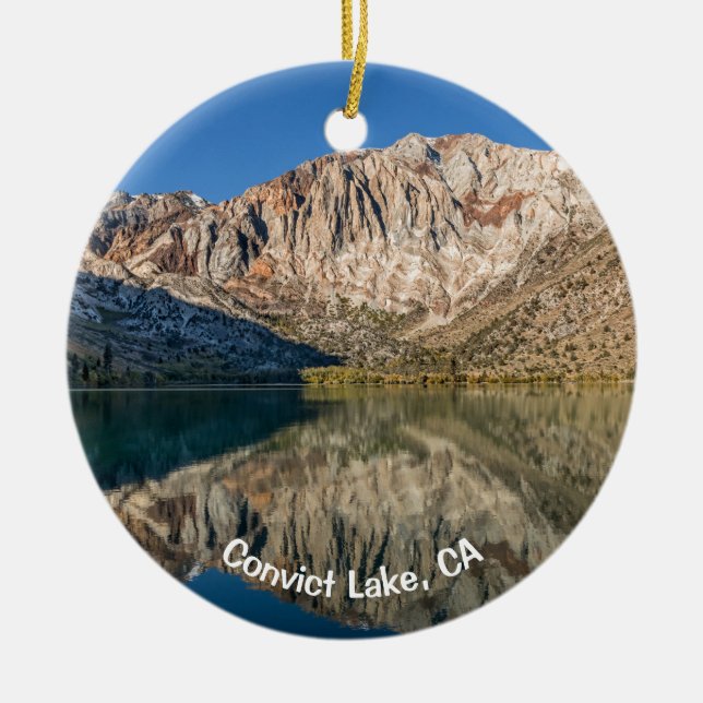 Convict Lake, CA Keramik Ornament (Vorne)