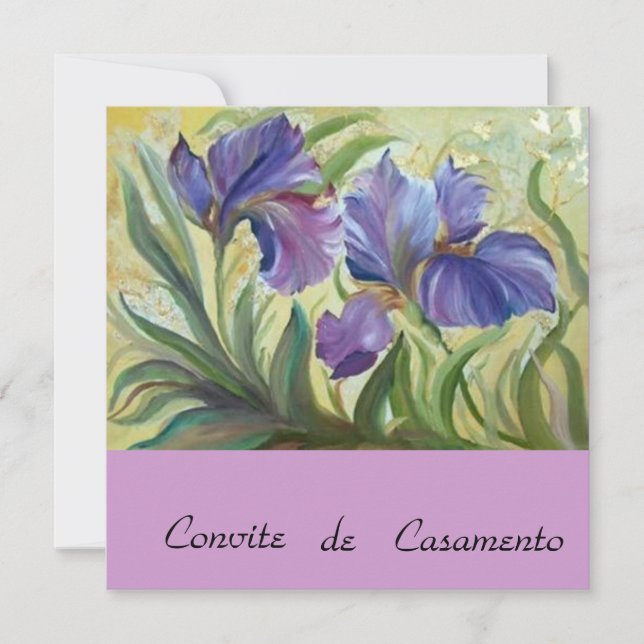 Convite de Casamento Einladung (Vorderseite)