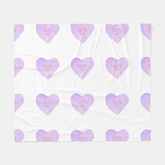 Convo Heartz NIEDLICH AF Fleece Blanken (Vorderseite (Horizontal))