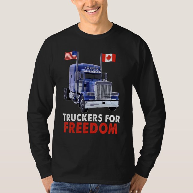 Convoy 2022 TRUCKER D T-Shirt (Vorderseite)