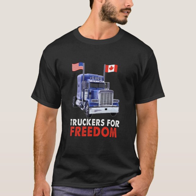 Convoy 2022 TRUCKER D T-Shirt (Vorderseite)