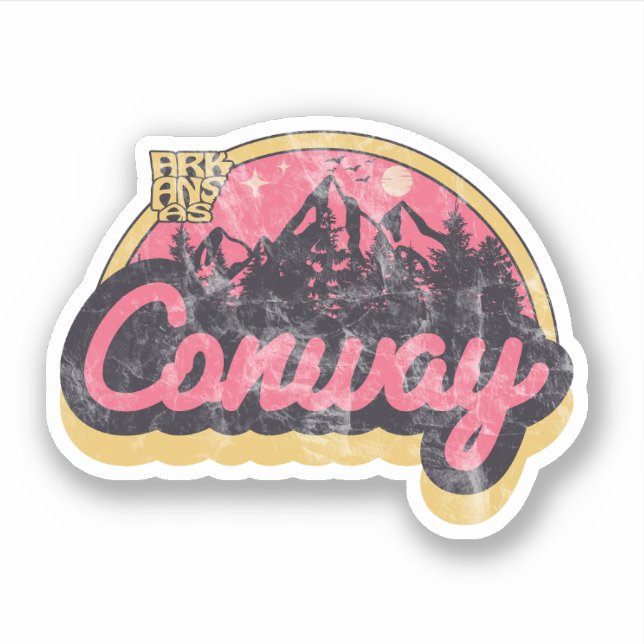 Conway, Arkansas Sticker (Vorderseite)