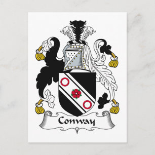 Conway Familienwappen Postkarte
