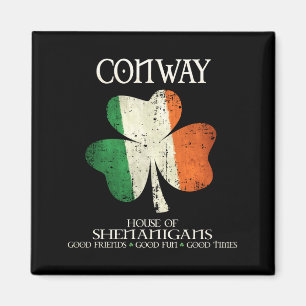 Conway Nachname Familie Irland Irisches Haus von S Magnet