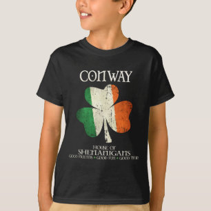 Conway Nachname Familie Irland Irisches Haus von S T-Shirt