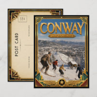 Conway New Hampshire Vintage Art Deco Golden Age