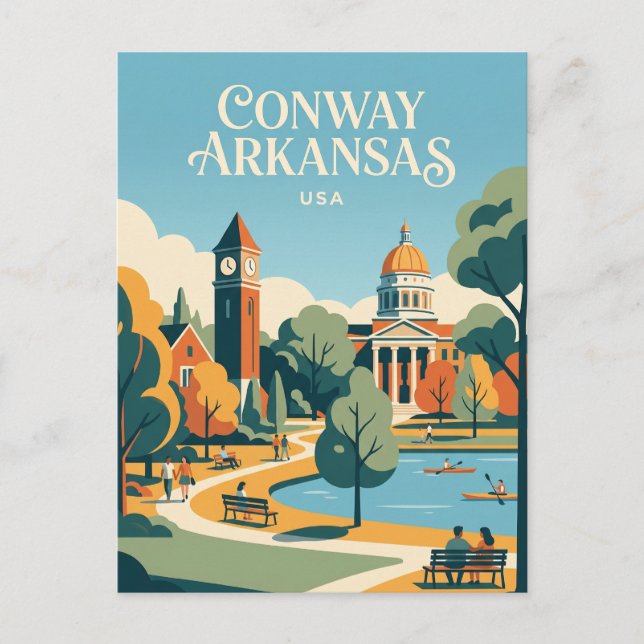 Conway USA Postkarte (Vorderseite)
