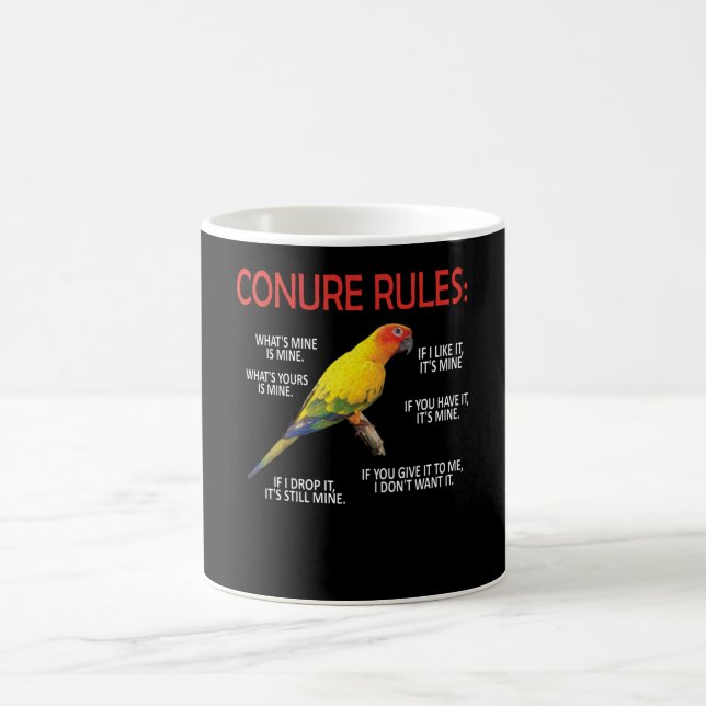 Conwner Conure Lover Parrot Bird Sonnenschutz Kaffeetasse (Mittel)