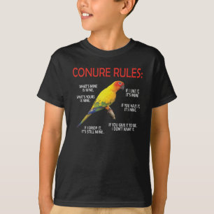 Conwner Conure Lover Parrot Bird Sonnenschutz T-Shirt