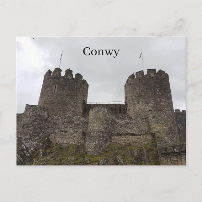 Conwy Postkarte (Vorderseite)