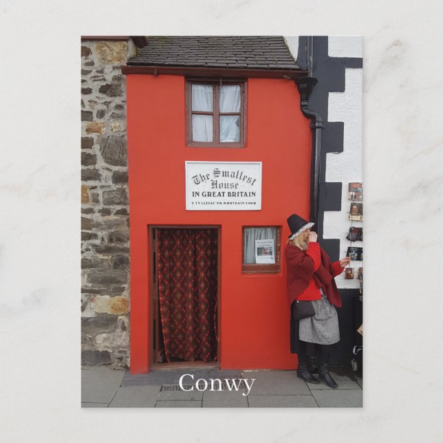 Conwy Postkarte (Vorderseite)