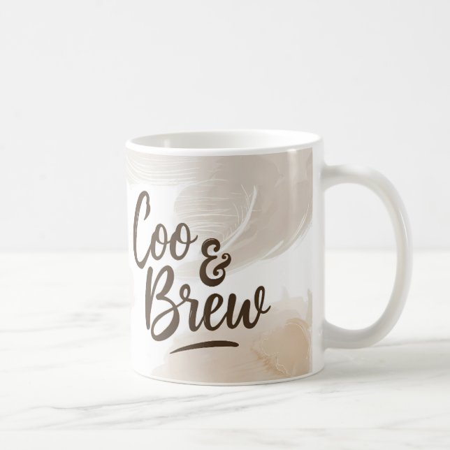 Coo & Brew Taube Kaffee Lover Tasse (Rechts)