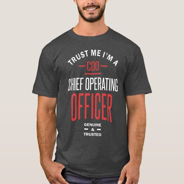 COO - Chief Operating Officer T-Shirt (Vorderseite)