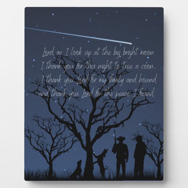 Coo Hunter Fotoplatte (Vorderseite)