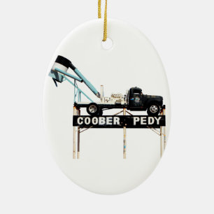 Coober Pedy, Opal Hauptstadt der Welt Keramik Ornament