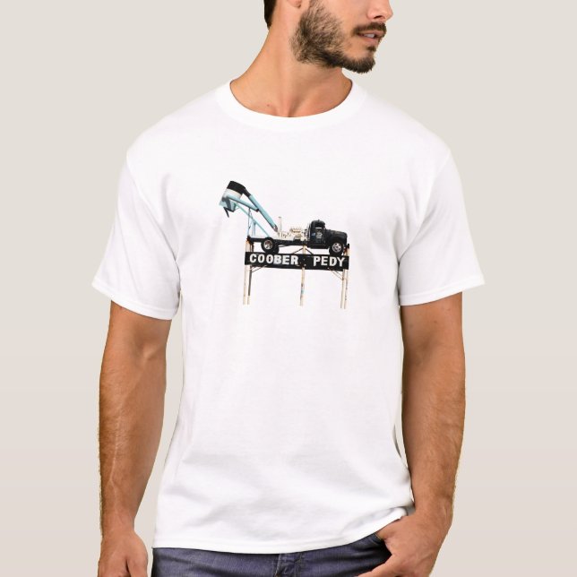 Coober Pedy, Opal Hauptstadt der Welt T-Shirt (Vorderseite)