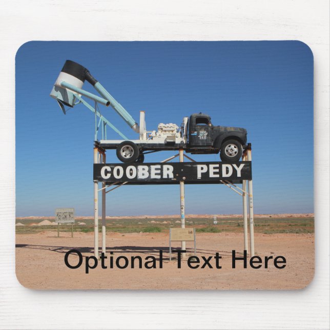 Coober Pedy Outback Australia Souvenir Foto Mousepad (Vorne)