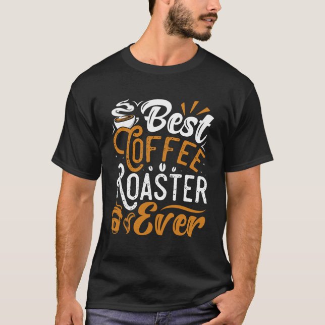Cooffee Rösten Kaffee Liebe Coffein Kaffeebohnen T-Shirt (Vorderseite)