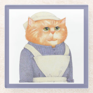 COOK CAT Glass Drink Untersetzer