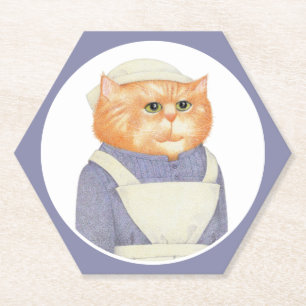 COOK CAT Hexagon Paper Untersetzer
