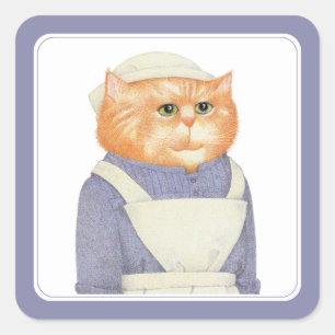 COOK CAT Kleine Aufkleber am Platz
