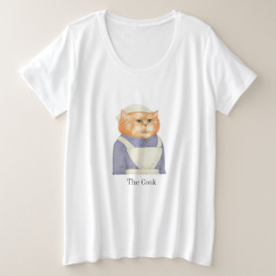 COOK CAT Women's Plus Size T - Shirt