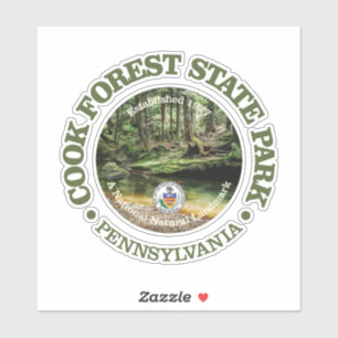 Cook Forest SP Aufkleber