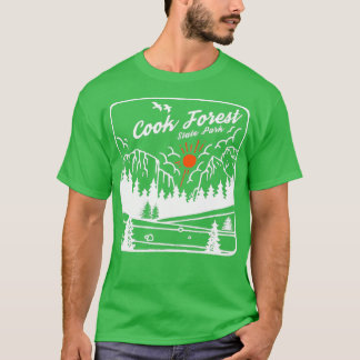 Cook Forest Staat Park Pennsylvania Vintag Souven T-Shirt