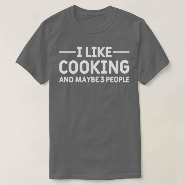 Cook Funny Cooking T-Shirt (Design vorne)