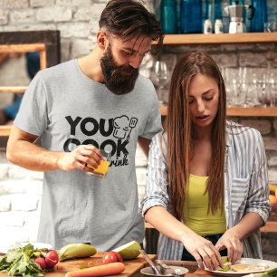 Cook, ich trinke Typografie Funny T-Shirt