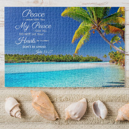 Cook Island - John 14:27 Bible Verse Puzzle