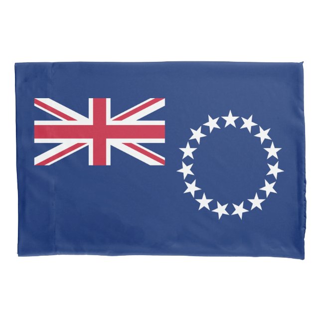 Cook Islands Flag Kissenbezug (Vorderseite)