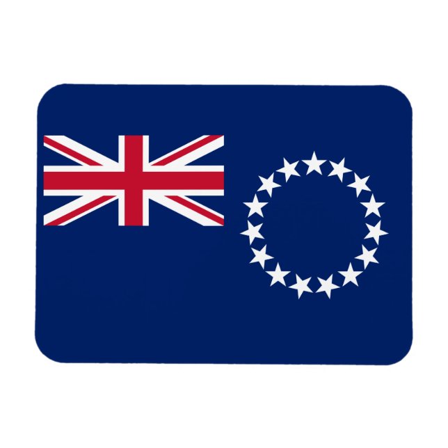 Cook Islands Flag Magnet (Horizontal)