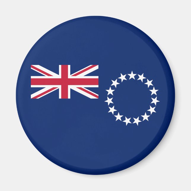 Cook Islands Flag Magnet (Vorne)