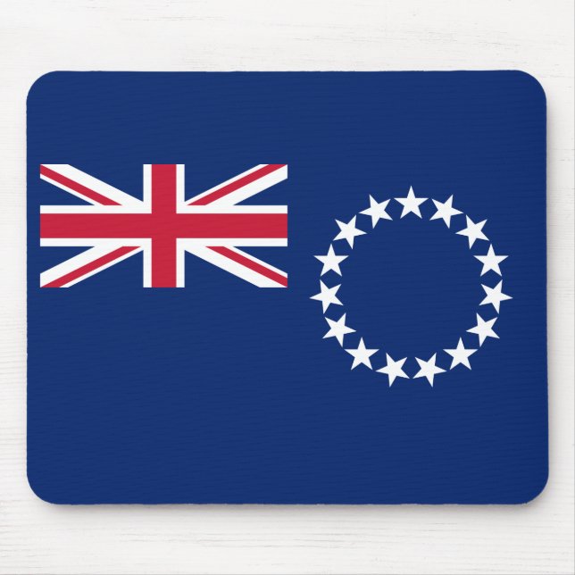 Cook Islands Flag Mousepad (Vorne)