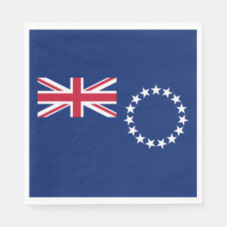 Cook Islands Flag Serviette