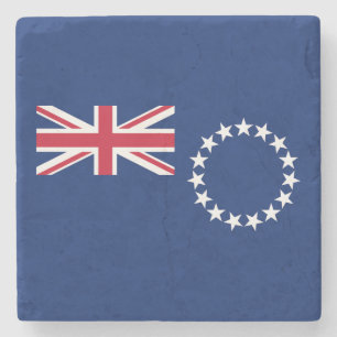 Cook Islands Flag Steinuntersetzer