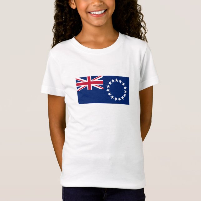 Cook Islands Flag T-Shirt (Vorderseite)