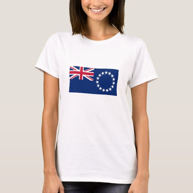 Cook Islands Flag T-Shirt (Vorderseite)