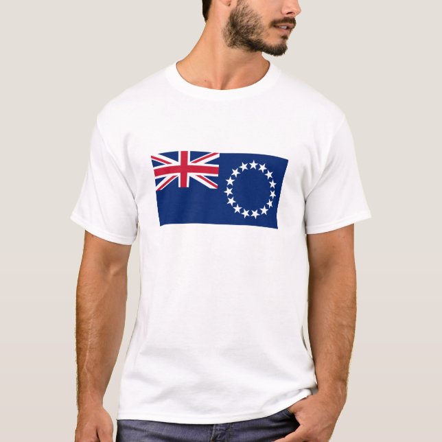 Cook Islands Flag T-Shirt (Vorderseite)